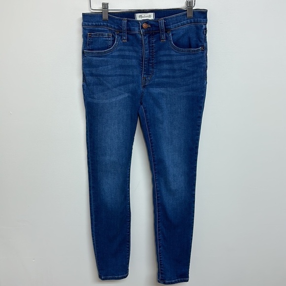 Madewell 9" Mid-Rise Skinny Jeans in Patty Wash 27 - Picture 4 of 7